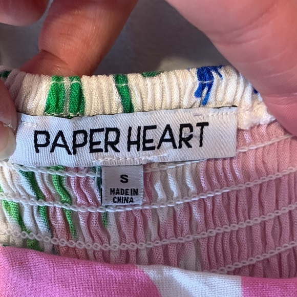 Paper Heart funky Colorful Sleeveless Empire dress tires bottom long size small - Picture 4 of 6